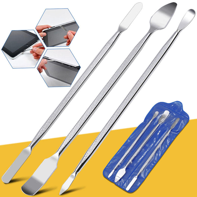 3Pcs Metal Plastic Spudger Set Repair Opening Tools Pry For Tablet Mobile Phone