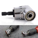 105 Degree Angle 1/4 Extension Hex Drill Bit Screwdriver Socket Holder Adapter