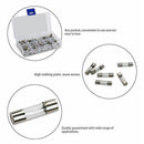 100x 5x20mm Automotive Electrical Fast Blown Glass Tube Fuse 0.25A-6A 10 Values