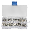 100x 5x20mm Automotive Electrical Fast Blown Glass Tube Fuse 0.25A-6A 10 Values