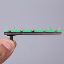 5PCS 75mm Behringer Mixer Fader B10K Dual Double Straight Slide Potentiometer