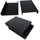 DIY Extruded Electronic Project Aluminum Enclosure Case Black 40*97*120mm NEW