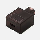 Digital 3-digit LED Display Voltmeter USB 2A Electric Car Mobile Phone Charger