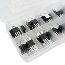 50pcs 10 Value L78 Series/LM317T TO-220 Three-Terminal Voltage Regulator Kit
