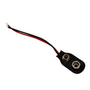3pcs Snap On 9V Battery Holder Clip Connector Hard Shell 15CM Cable Wire Lead