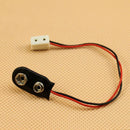 3x 12V (12 Volt) Mini Battery Cable Power Supply Cable Snap-On 15cm Long Plugs