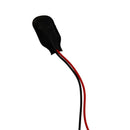 3x 12V (12 Volt) Mini Battery Cable Power Supply Cable Snap-On 15cm Long Plugs