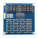 TM1638 8-Bit LED Digital Tube 16 Keys 3-Wire Display Module With 5 Cables