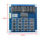 TM1638 Driver Chip 8-Bit LED Digital Tube 16 Keys Display Module for Arduino ARM