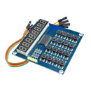 TM1638 8-Bit LED Digital Tube 16 Keys 3-Wire Display Module With 5 Cables