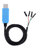 PL2303TA USB to TTL RS232 Upgrade Module Serial Download Cable with 4 Leads