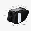 Saddle Bag Bicycle Accessories Front Frame Bag Reflective Strip Storage Bag