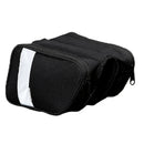Saddle Bag Bicycle Accessories Front Frame Bag Reflective Strip Storage Bag