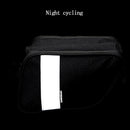 Saddle Bag Bicycle Accessories Front Frame Bag Reflective Strip Storage Bag
