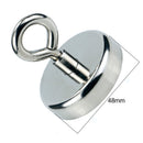 D48mm 81kg Round Neodymium Magnet Hook Salvage Recovery Sea Fishing Durable