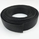 10M Expandable PET Braided Cable Sleeving Sheathing Wire Audio Sleeve Black