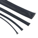 10M Expandable PET Braided Cable Sleeving Sheathing Wire Audio Sleeve Black