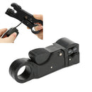 Wire Coaxial Stripping Tool Flat Round Cable Stripper Cutter Manual Tool Blue