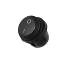 20 Pieces Black Waterproof Mini Round Momentary Push Button Toggle Switch