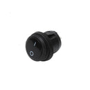 20 Pieces Black Waterproof Mini Round Momentary Push Button Toggle Switch