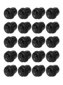 20 Pieces Black Waterproof Mini Round Momentary Push Button Toggle Switch