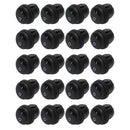 20 Pieces Black Waterproof Mini Round Momentary Push Button Toggle Switch