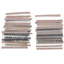 600Pcs 30 Values 1/4W 1% Resistors Kit 10-1M Ohm Metal Film Resistor Assort CV B