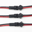 100pcs 2Pin Male & Female Plug Terminal Connector Cable Wire Power for LED Light