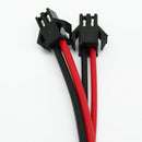 100pcs 2Pin Male & Female Plug Terminal Connector Cable Wire Power for LED Light