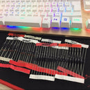 100*1N4148 1N4007 1N5819 1N5399 1N5408 1N5822 FR107 FR207 Diode Assorted Kit New