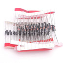 100*1N4148 1N4007 1N5819 1N5399 1N5408 1N5822 FR107 FR207 Diode Assorted Kit New