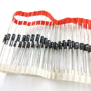 100*1N4148 1N4007 1N5819 1N5399 1N5408 1N5822 FR107 FR207 Diode Assorted Kit New