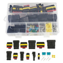 240pcs Car Auto Electrical Wire Connector Plug Kit 1-6 Pin Way + Blade Fuses New