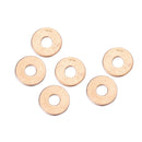 100x Solid Copper Crush Washers Seal Flat Oil Brake Ring Kit 6*2*0.8mm Durable