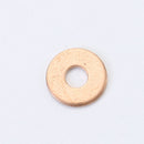 100pcs Brass Flat Washer Copper Crush Washers Gasket Seal Ring For Car Boat