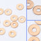 100x Solid Copper Crush Washers Seal Flat Oil Brake Ring Kit 6*2*0.8mm Durable