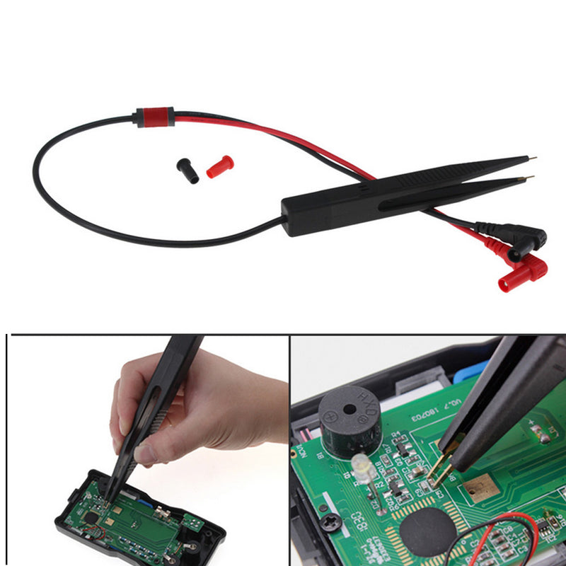 1x SMT Chip Test Clip Probe Tweezers for Resistor Multimeter Capacitor Test Hot