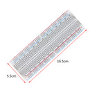 2PCS MB-102 Transparent Material 830 Tie Point Solderless PCB Bread Board