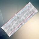 2PCS MB-102 Transparent Material 830 Tie Point Solderless PCB Bread Board