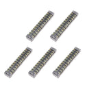 5pcs 12 Position Barrier Block Terminal Strip Wire Connector TB1512L 600V15A