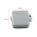 Momentary Foot Controller Pedal Switch AC250V 10A SPDT Foot Pedal Switch Gray