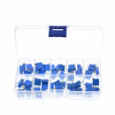 50Pcs 10 Values 3296W Blue Variable Resistor Trimmer Potentiometer With Box