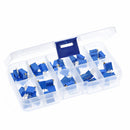50Pcs 10 Values 3296W Blue Variable Resistor Trimmer Potentiometer With Box