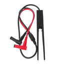2pcs SMD Inductor Test Clip Probe Tweezers for Resistor Multimeter Capacitor New
