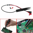 2pcs SMD Inductor Test Clip Probe Tweezers for Resistor Multimeter Capacitor New