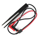 2pcs SMD Inductor Test Clip Probe Tweezers for Resistor Multimeter Capacitor New