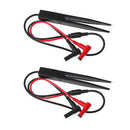 2pcs SMD Inductor Test Clip Probe Tweezers for Resistor Multimeter Capacitor New