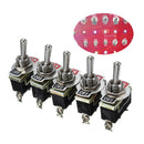 51pcs E-TEN1021 2-Pin Toggle Flick Switch SPST ON-OFF Car Dash Light Metal