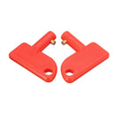 Red Mini Battery Cut Off Kill Isolator Switch Spare Keys Marine Auto Boat Truck