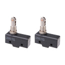 2x LXW-5-11Q1 Panel Mounted Push Plunger Actuator Basic Limit Switch 250V Hot